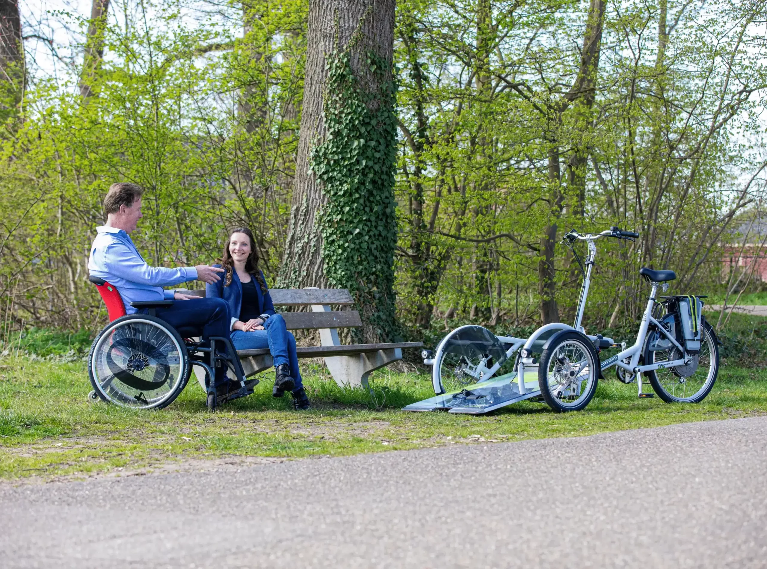 VéloPlus Le vélo pour fauteuil roulant